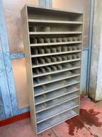 Oude magazijnkast, schappenrek, materialenkast, vakkenkast, Huis en Inrichting, Ophalen of Verzenden, 25 tot 50 cm