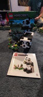LEGO Minecraft Het Panda Huis - Set 21245, Ophalen of Verzenden, Zo goed als nieuw, Complete set, Lego