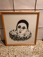 Borduurwerk pierrot, Ophalen of Verzenden