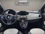 Fiat 500C 1.0 Hybrid Star 2020 BLAUW | Cabrio | Apple CarPla, Auto's, Gebruikt, Euro 6, Cabriolet, Leder en Stof