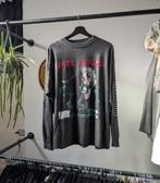 90's RARE Theater of Hate - Hate Squad Punk Rock Longsleeve, Maat 52/54 (L), Zwart, Vintage, Ophalen of Verzenden