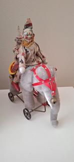 Mooie set Schoenhut clowntjes en Steif circus olifant, Antiek en Kunst, Ophalen of Verzenden