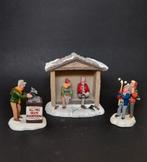 Lemax kerst figuur c40 kerstdorp schaatsen, Diversen, Kerst, Verzenden, Zo goed als nieuw