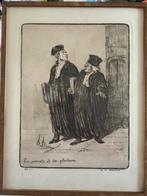 Honoré Daumier - de advokaten en de pleiters, Ophalen of Verzenden