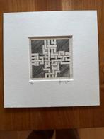 Abstracte ets (beperkte oplage), Antiek en Kunst, Kunst | Etsen en Gravures, Ophalen of Verzenden