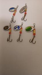 Set van 5 nieuwe 3 grams baars spinners samen 3, euro, Watersport en Boten, Hengelsport | Roofvissen, Ophalen of Verzenden, Nieuw