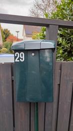 Groene ptt Brievenbus incl paal, Tuin en Terras, Brievenbussen, Ophalen, Gebruikt, Kunststof