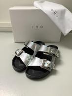 Iro Billie zilver leren sandalen maat 37 nieuw, Slippers, Overige kleuren, Nieuw, Ophalen of Verzenden