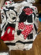 Dekbedovertrek 2-persoons + 1 kussenhoes - Mickey Mouse, Wit, Dekbedovertrek, Tweepersoons, Ophalen of Verzenden