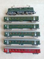 H0#459 ~ Locomotief Lima 208051, + 5 rijtuigen oa 2501., Hobby en Vrije tijd, Modeltreinen | H0, Gebruikt, Ophalen of Verzenden