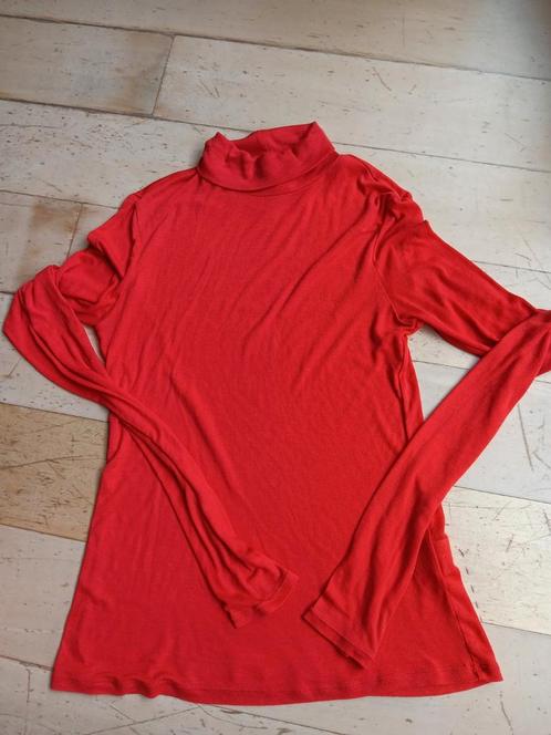 ZGAN H&M turtleneck m, Kleding | Dames, Tops, Zo goed als nieuw, Maat 38/40 (M), Rood, Lange mouw, Ophalen of Verzenden