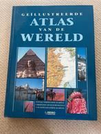 GEÏLLUSTREERDE ATLAS VAN DE WERELD Rebo, Gelezen, Overige atlassen, Ophalen of Verzenden, 1800 tot 2000
