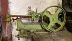 Antieke  lintzaag vijl machine – gietijzer, Ophalen