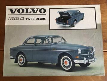 Zeldzame leaflet Volvo 122 S twee-deurs 1962 beschikbaar voor biedingen