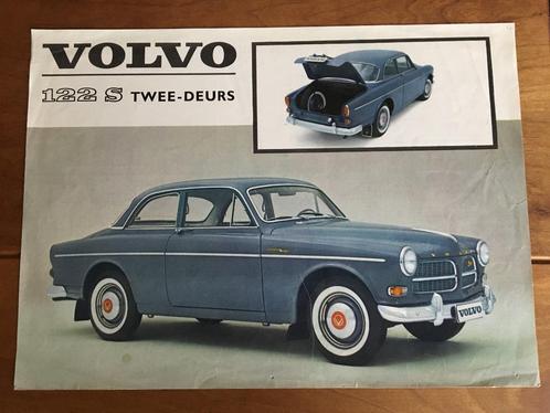 Zeldzame leaflet Volvo 122 S twee-deurs 1962, Boeken, Auto's | Folders en Tijdschriften, Gelezen, Volvo, Ophalen of Verzenden