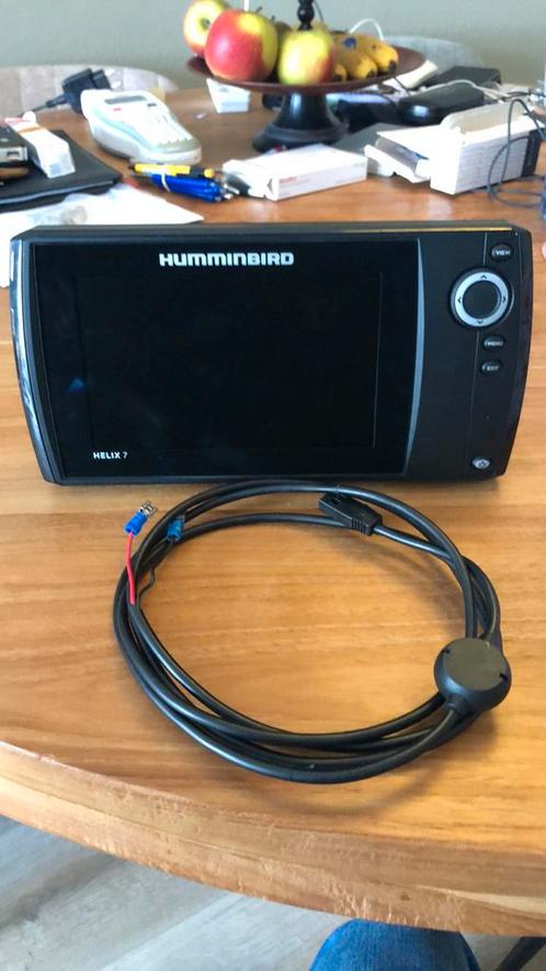 Humminbird Helix 7X DI (zonder chirp)  met transducer en acc, Watersport en Boten, Navigatiemiddelen en Scheepselektronica, Zo goed als nieuw