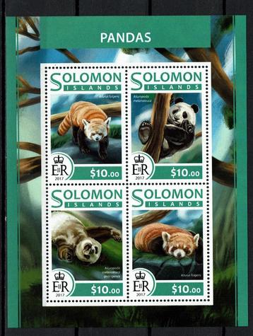 solomon isl 2017 pf blok pannda beren zoogdieren wildlife 2 beschikbaar voor biedingen