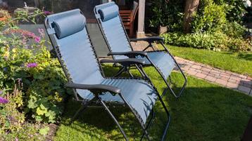 Camping / tuin, 2 Relaxstoelen. 1 vakantie gebruikt beschikbaar voor biedingen