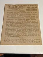 Wehrmacht waffentafel.n gebruik van wapens, Verzamelen, Militaria | Tweede Wereldoorlog, Ophalen of Verzenden, Duitsland