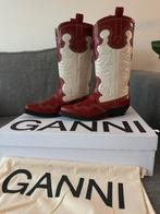 Nieuwe Ganni Cowboy Laarzen - Echt Leer, Hoge laarzen, Nieuw, Ophalen of Verzenden, Rood