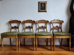 Antieke eettafel inclusief vier stoelen (matbord ca 1840)., Ophalen