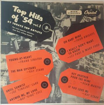 Top hits of 1954 vol. 1 10 inch elpee beschikbaar voor biedingen