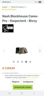 Nash bank life blochouse camo pro, Watersport en Boten, Ophalen of Verzenden, Zo goed als nieuw, Overige typen