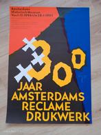 Affiche Amsterdam Historisch Museum 1994/1995, Rechthoekig Staand, Ophalen of Verzenden, Zo goed als nieuw, A1 t/m A3