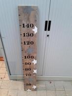 groeimeter. groeimeter van steigerhout. kraam cadeau, Wanddecoratie, Zo goed als nieuw, Ophalen