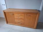 Massief eiken dressoir geolied (evt.in eigen kleur te oliën), Ophalen, Modern/strak, in gewenste kleur te olien., Gebruikt, 150 tot 200 cm