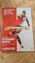 Feyenoord - Sparta Stadion Nieuws Feijenoorder, Nieuw, Boek of Tijdschrift, Ophalen of Verzenden, Feyenoord