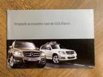 Folder Mercedes-Benz GLK-klasse X204 accessoires 2008 nieuw!, Boeken, Auto's | Folders en Tijdschriften, Nieuw, Mercedes-Benz