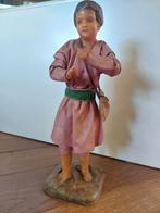 Oud wassen kerststal beeld, Ophalen of Verzenden, Mens