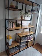 Mooie industriële houten kast, Huis en Inrichting, Ophalen, Met plank(en), 100 tot 150 cm, Zo goed als nieuw