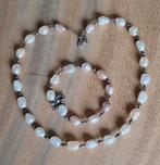Parelsnoer & Armband Set - Zoetwaterparels, Sieraden, Tassen en Uiterlijk, Kettingen, Ophalen of Verzenden, Gebruikt, Overige materialen