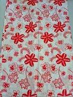 STENZO BIZZKIDS mooie NIEUWE witte + rode stof bloemen, Overige materialen, Nieuw, Ophalen of Verzenden, 30 tot 120 cm
