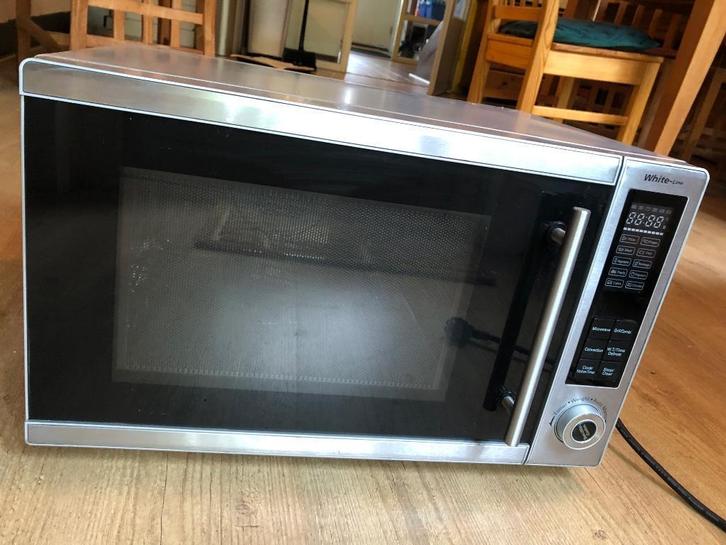 Gratis Magnetron, Witgoed en Apparatuur, Magnetrons, Gebruikt, Vrijstaand, Combimagnetron, 45 tot 60 cm, Oven, Draaiplateau, Ophalen