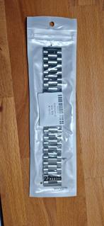 Nieuwe smartwatchband van mooi staal 22mm, Verzenden, Nieuw, Zilver, Android