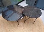 Salontafels Vida, merk Woood, Huis en Inrichting, Tafels | Salontafels, 50 tot 100 cm, Rond, Zo goed als nieuw, Minder dan 50 cm