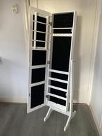 Spiegel sieradenkast - Praktisch en stijlvol!, Ophalen, Minder dan 50 cm, Gebruikt, 150 tot 200 cm