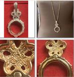 Swarovski hanger en vergulde ketting, Verzamelen, Swarovski, Verzenden, Zo goed als nieuw, Sieraad of Horloge
