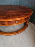 Oma's zware Kersenhouten salontafel, Ophalen, Gebruikt, 100 tot 150 cm, 50 tot 100 cm