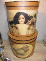 Hoedendoos hoedendozen Kittie Markus meander design, Antiek en Kunst, Ophalen of Verzenden