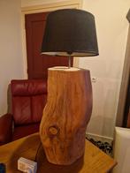 Boomstam lampen met Zwarte Kap, Ophalen, Gebruikt, Rustiek, Stof