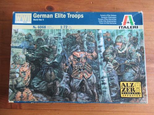 German Elite Troops - WW2 (Italeri 1/72), Hobby en Vrije tijd, Modelbouw | Figuren en Diorama's, Zo goed als nieuw, Figuur of Figuren