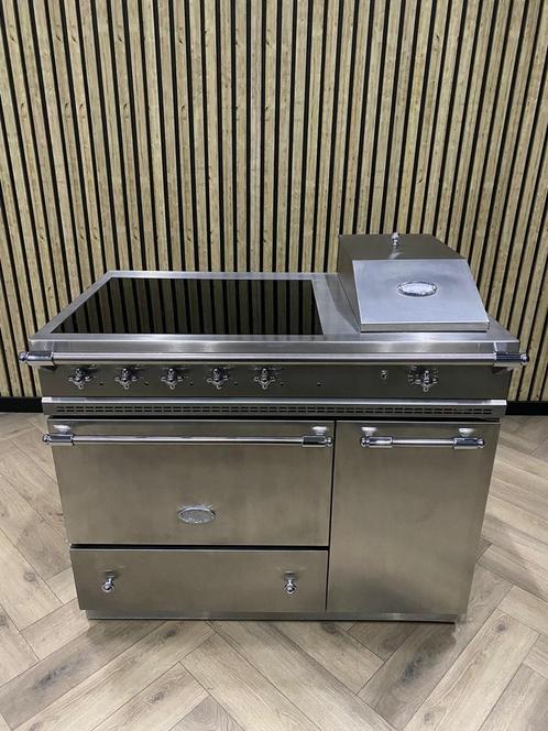 Prachtige Lacanche Inox Blinkend Chroom Keramisch + Friteuse, Witgoed en Apparatuur, Fornuizen, Zo goed als nieuw, Vrijstaand