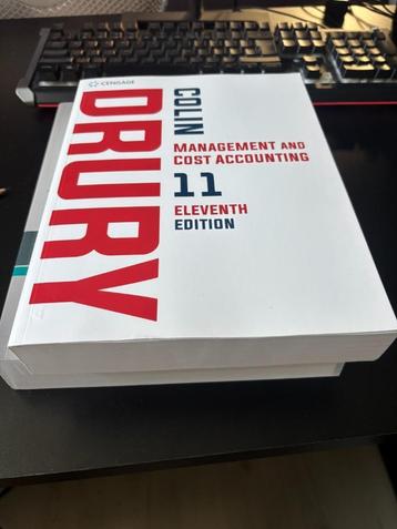 Drury, Management and cost accounting, 11th edition beschikbaar voor biedingen