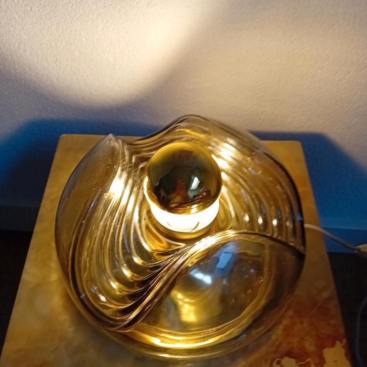 Peill & Putzler, Futura, Wave, lamp, space age, messing, Huis en Inrichting, Lampen | Wandlampen, Gebruikt, Ophalen of Verzenden