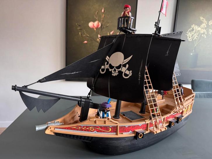 Playmobil Piratenschip - Playmobil Pirates 6678, Kinderen en Baby's, Speelgoed | Playmobil, Gebruikt, Complete set, Ophalen of Verzenden
