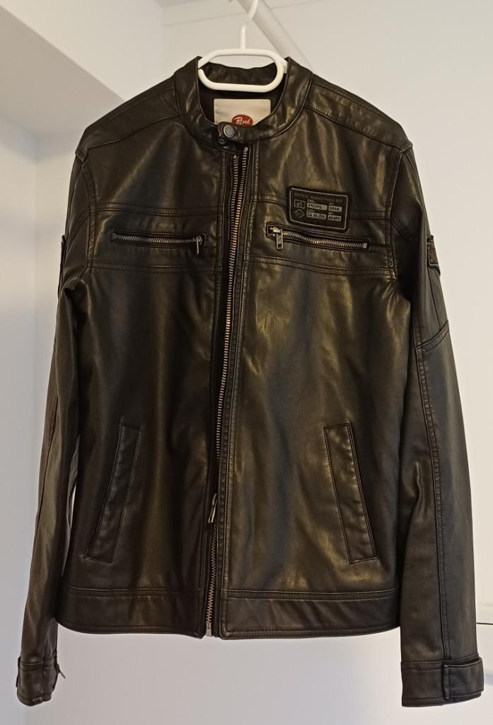 Petrol Industries bikerjack leren jas (nooit gedragen), Kleding | Heren, Jassen | Zomer, Nieuw, Maat 46 (S) of kleiner, Zwart